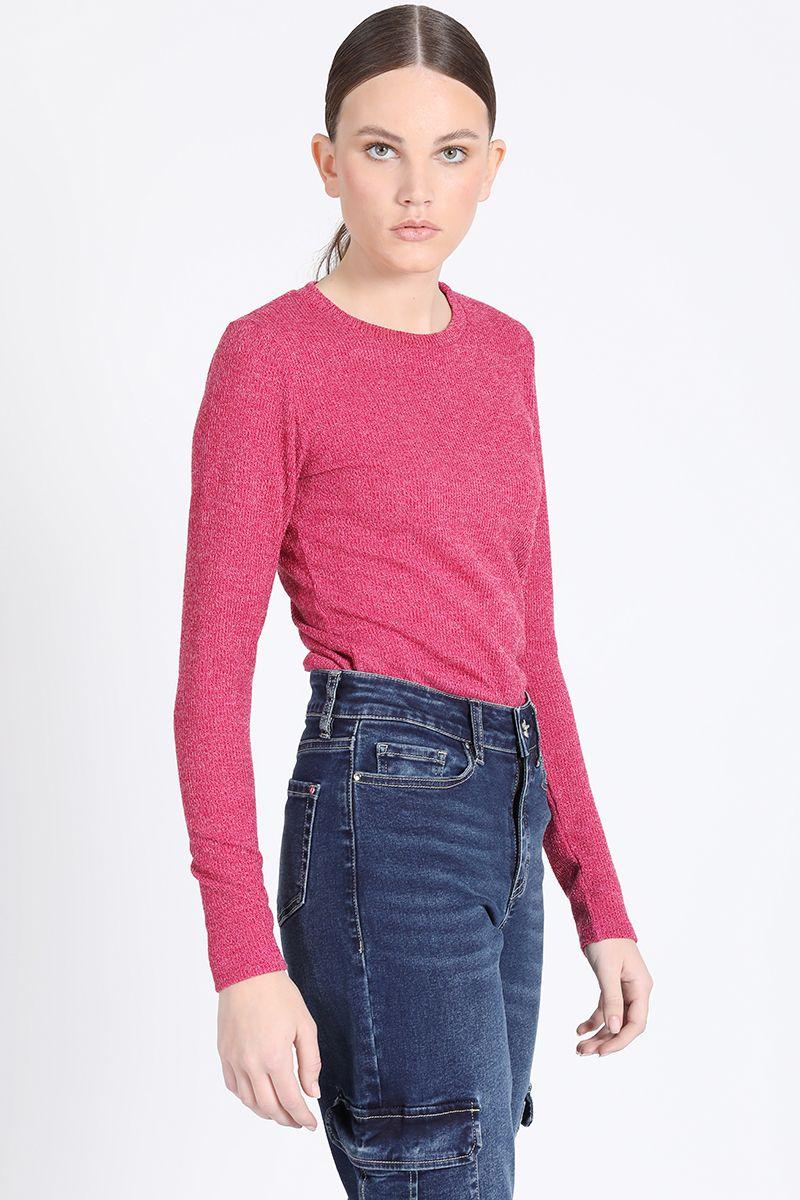 Polera Fantasia Fucsia Liola-2