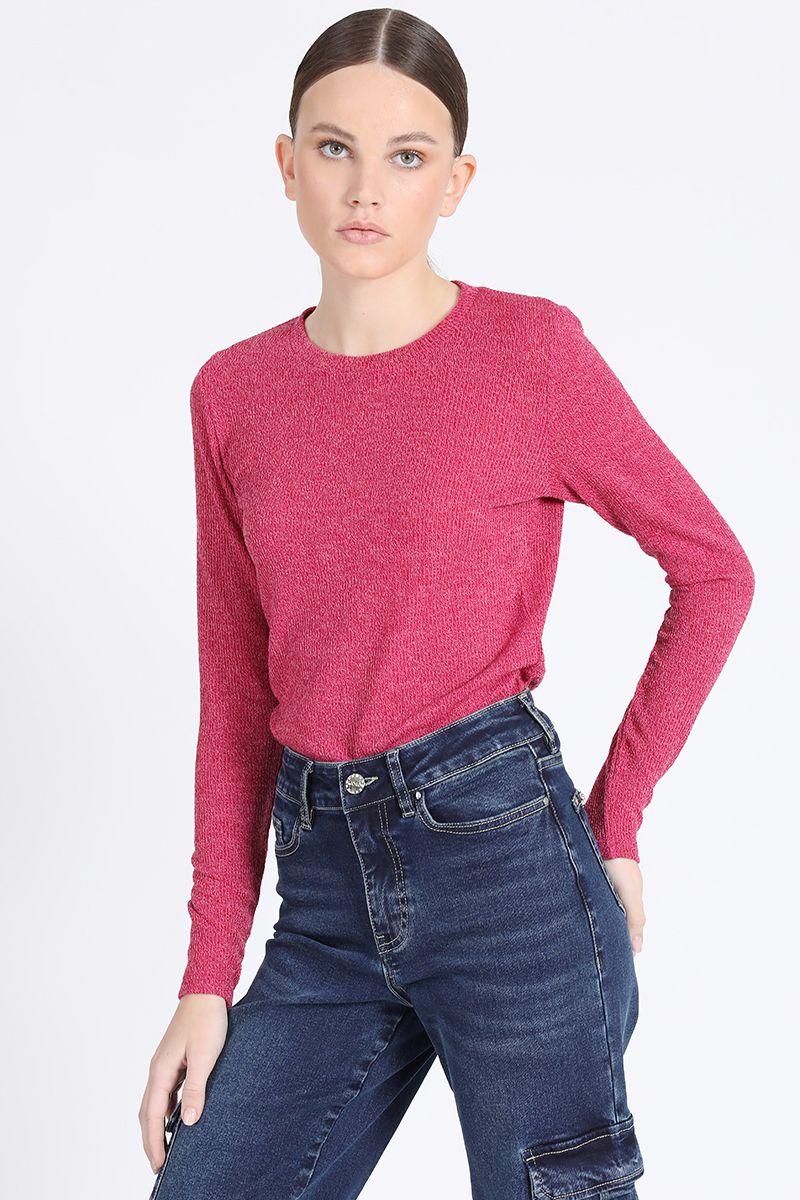 Polera Fantasia Fucsia Liola-3