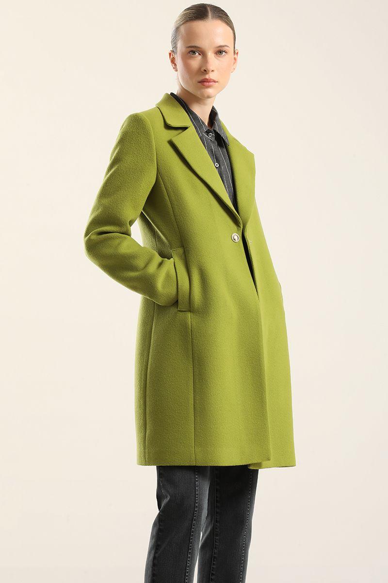 Abrigo Forro Estampado, Muflon Pistacho Liola-0