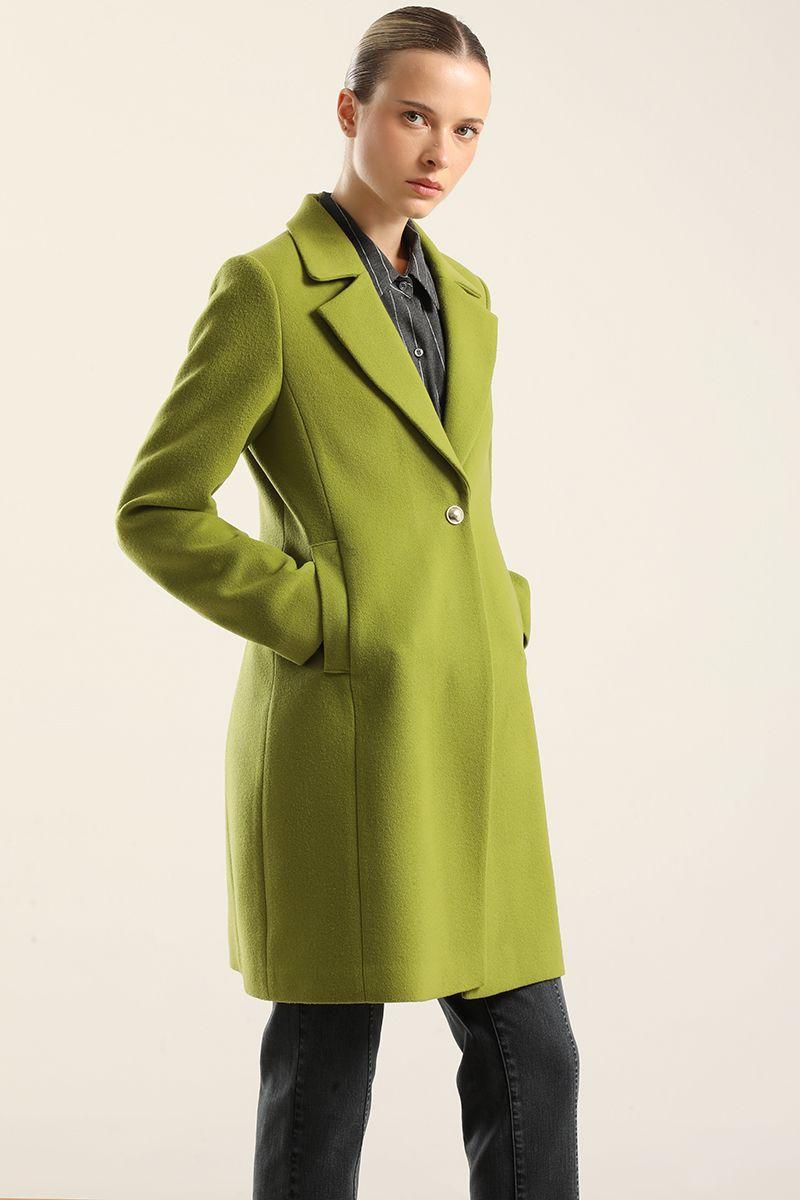 Abrigo Forro Estampado, Muflon Pistacho Liola-5