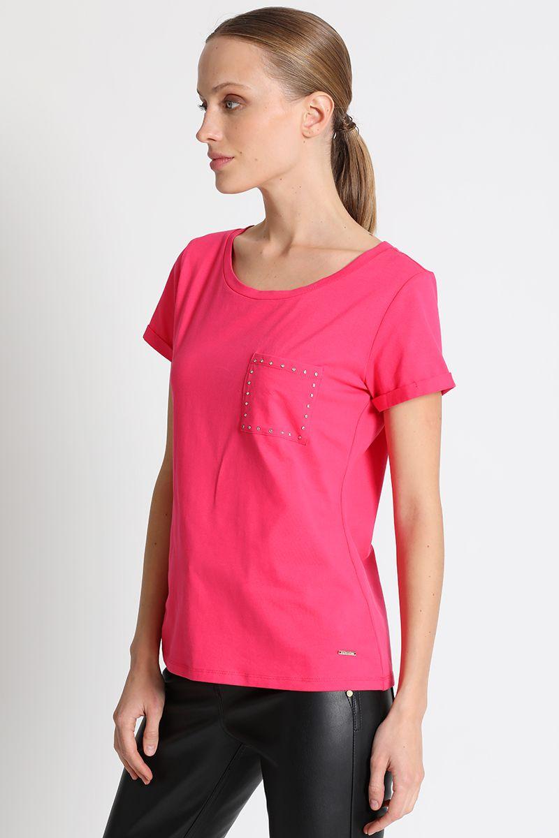 Polera Básica Fucsia Liola-0