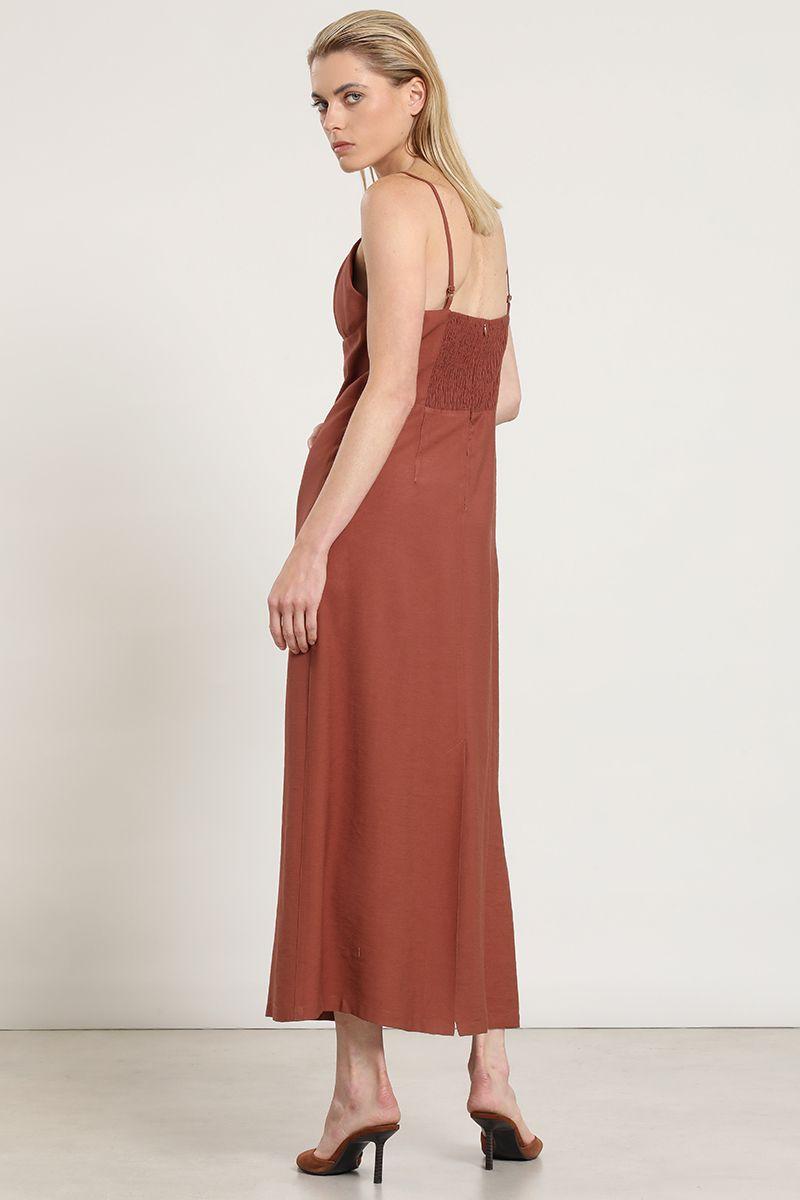 Vestido midi, pabilos, oxido Liola-6