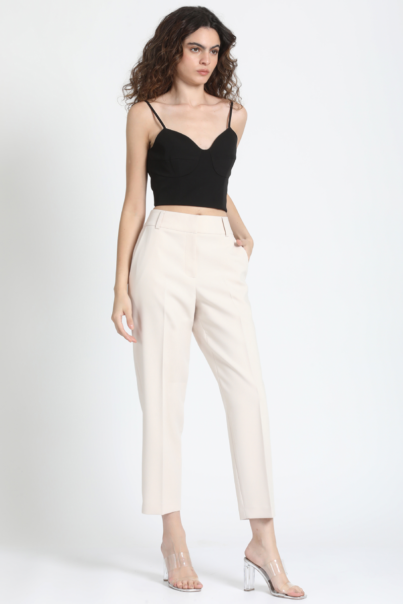 Pantalon Sastre Mujer Crudo Liola-2