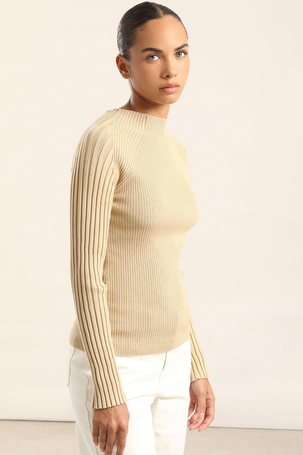 Jersey Punto Fantasia, Beige Liola-6
