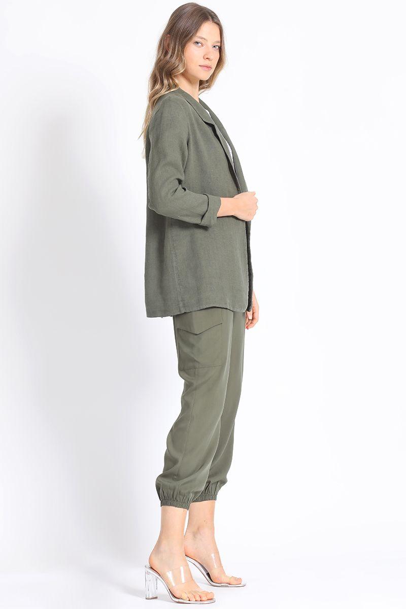 Blazer Recto Lino, Militar Liola-2