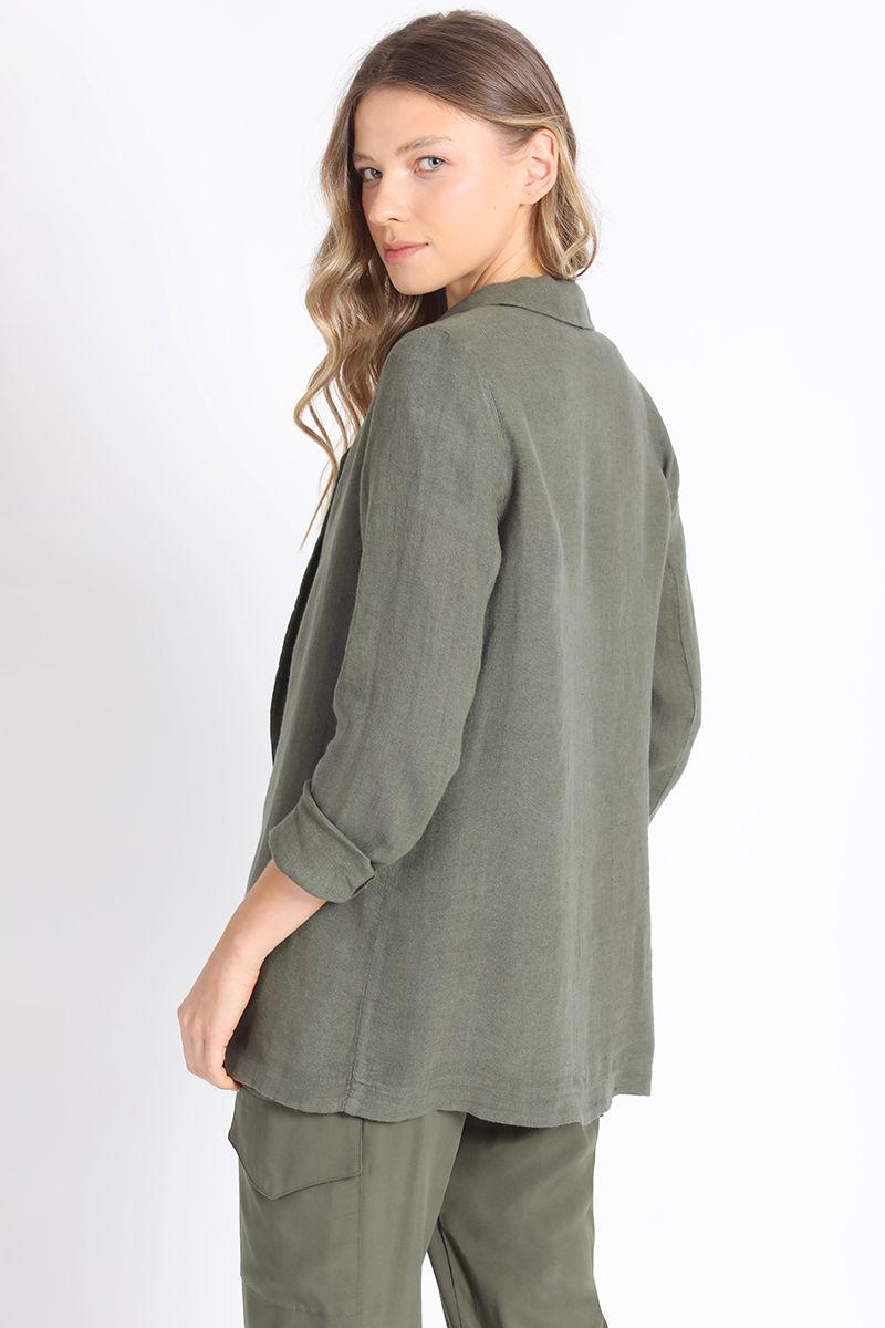 Blazer Recto Lino, Militar Liola-5