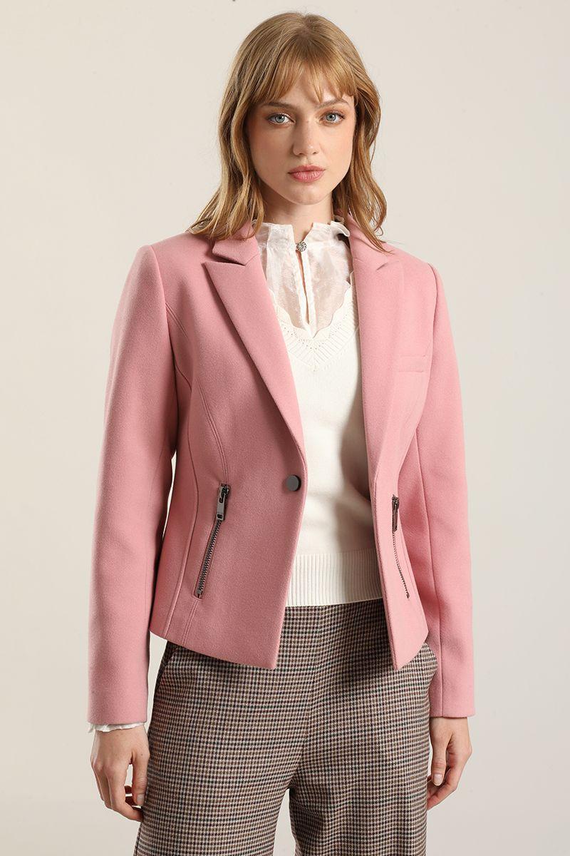 Blazer cierres, muflon rosa Liola-1