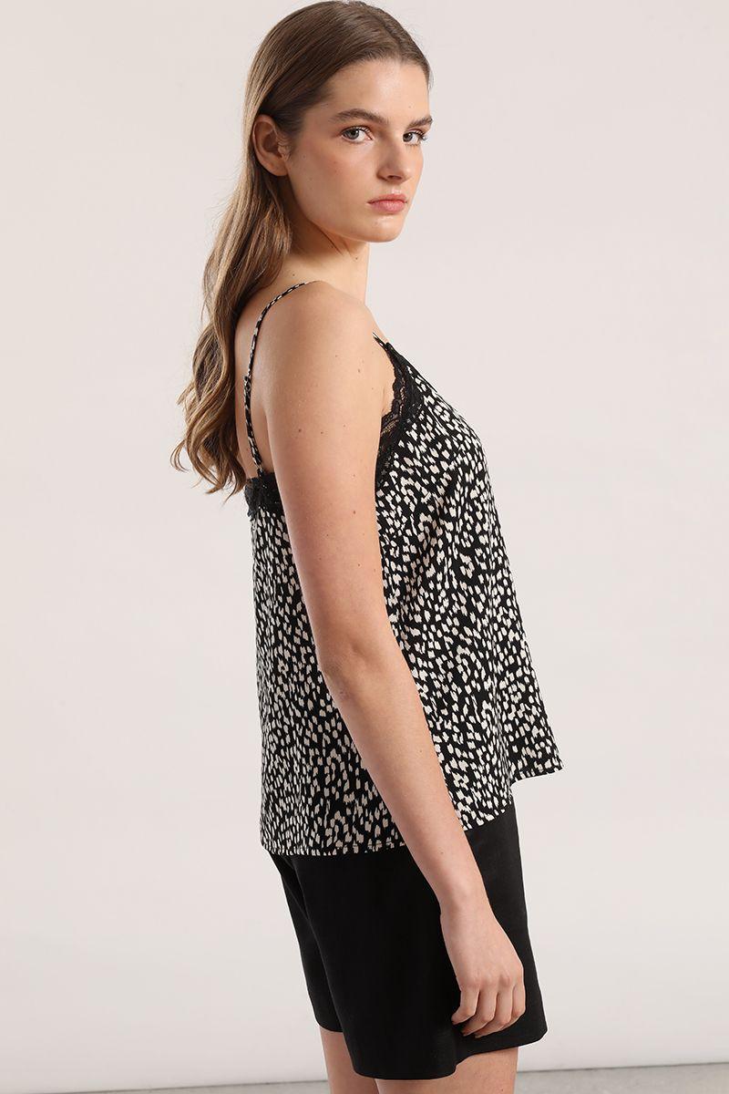 Top lencero estampado negro liola mujer-2