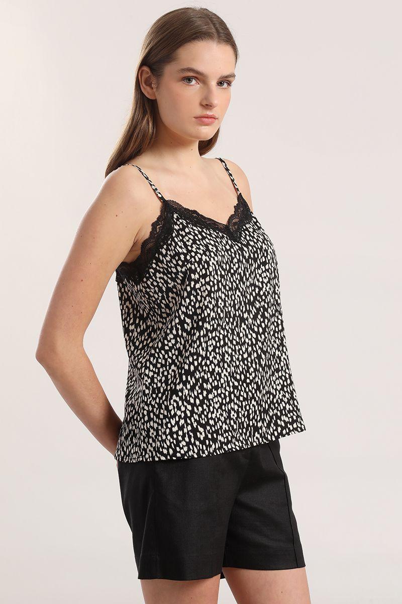 Top lencero estampado negro liola mujer-4