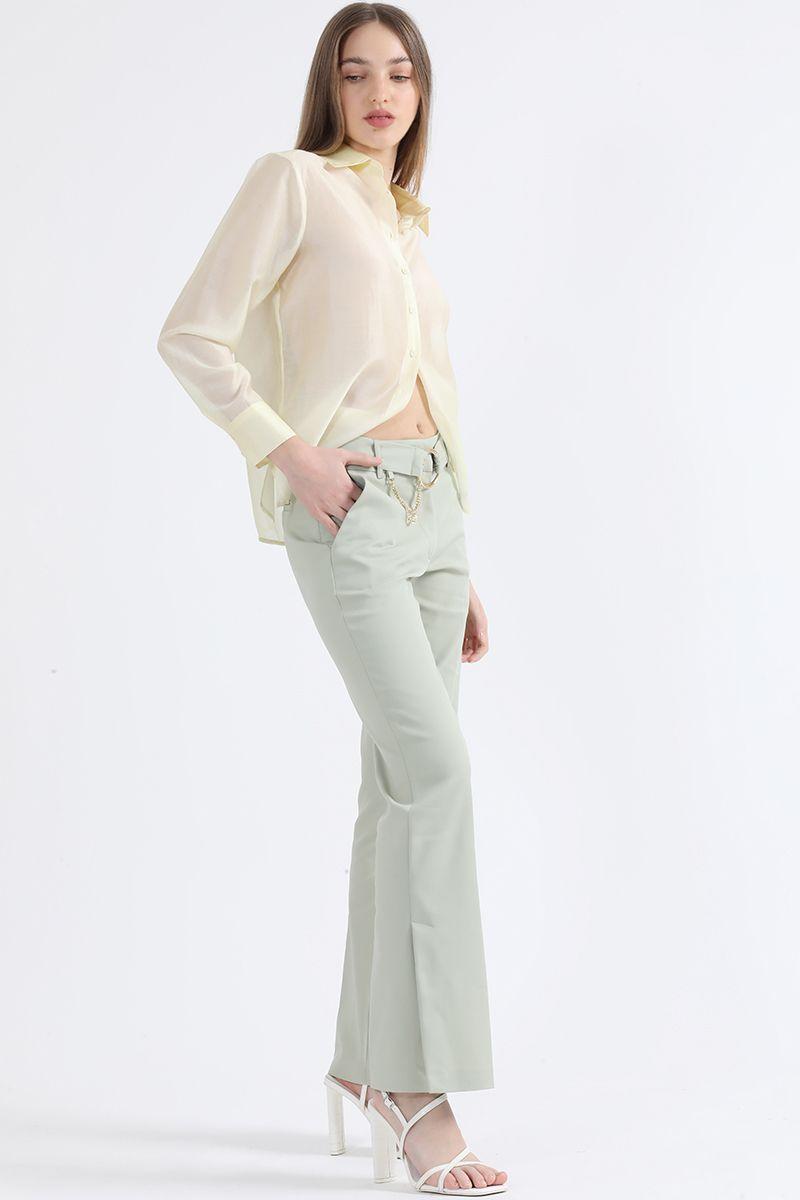 Blusa Gasa Lisa Fantasia, Amarillo Liola-1