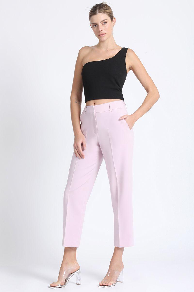 Pantalon Sastre Tiro Alto Rosa Liola-2