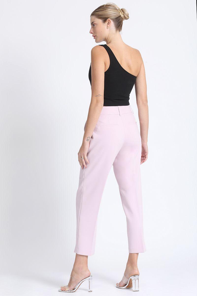 Pantalon Sastre Tiro Alto Rosa Liola-3
