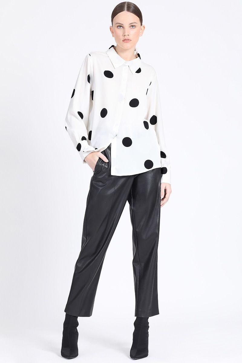 Blusa Estampado Lunares, Crudo Liola-2