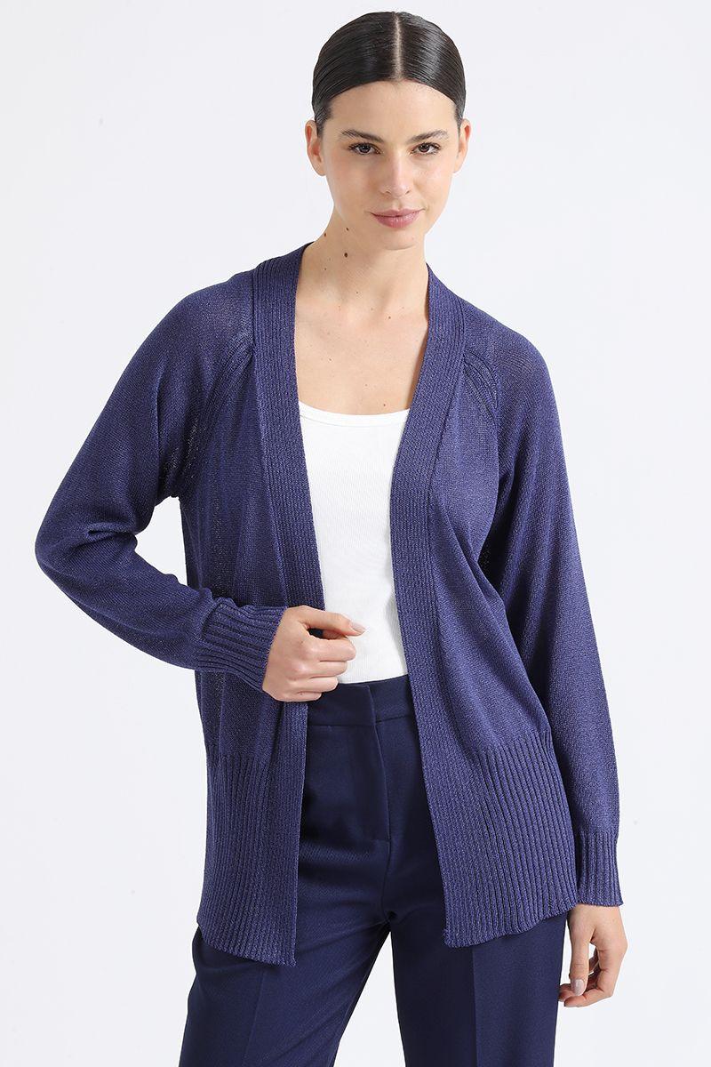 Cardigan Tejido, Azul Liola-2