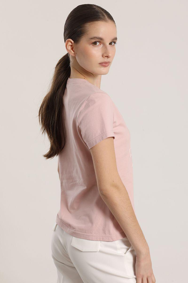 Polera estampado flor liola mujer rosa-5