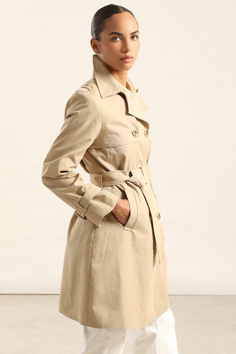Trench Con Cinturon, Camel Liola-2