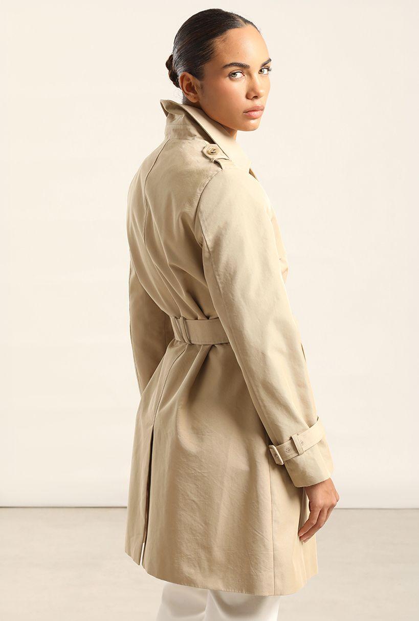 Trench Con Cinturon, Camel Liola-4