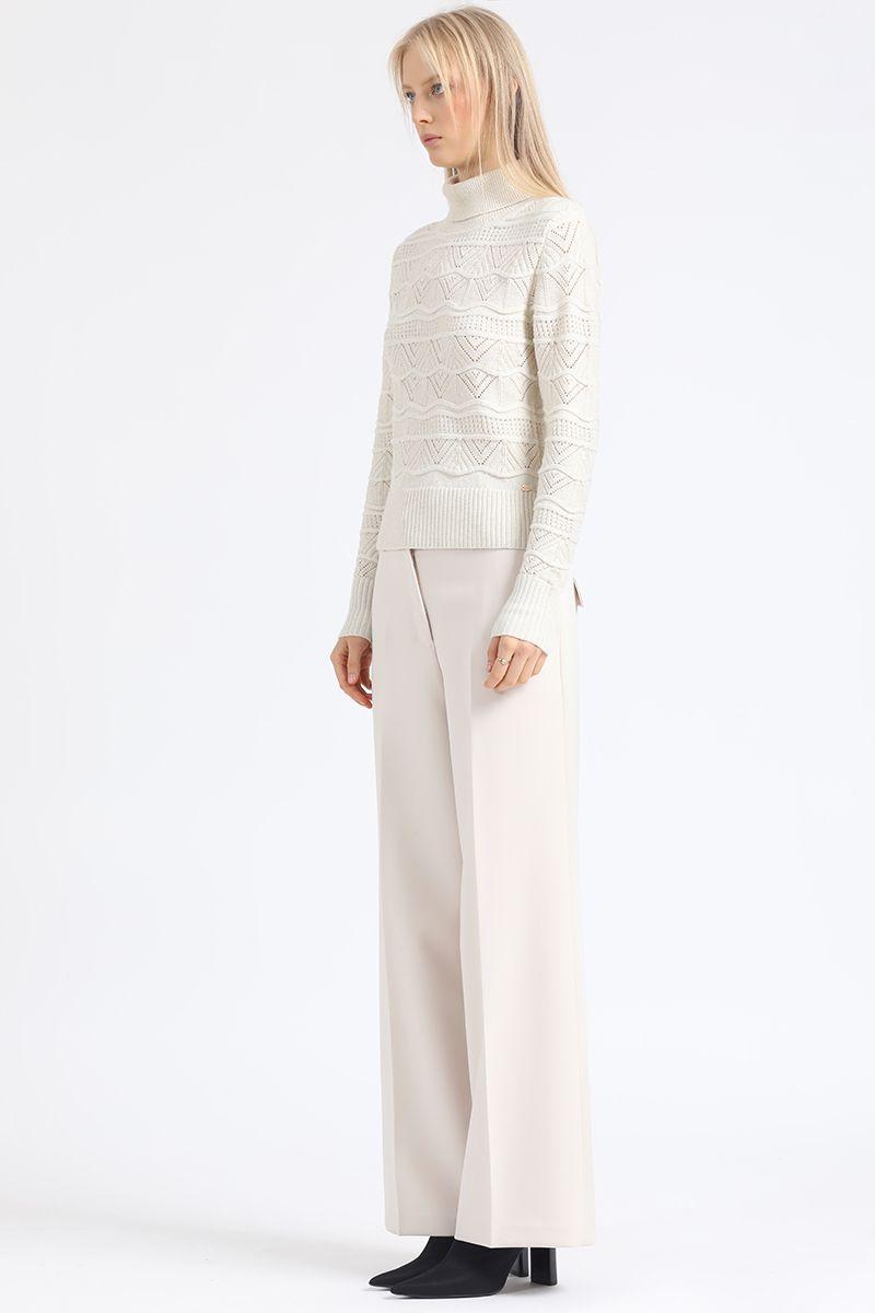 Pantalon Ancho, Tiro Alto, Crudo Liola-1