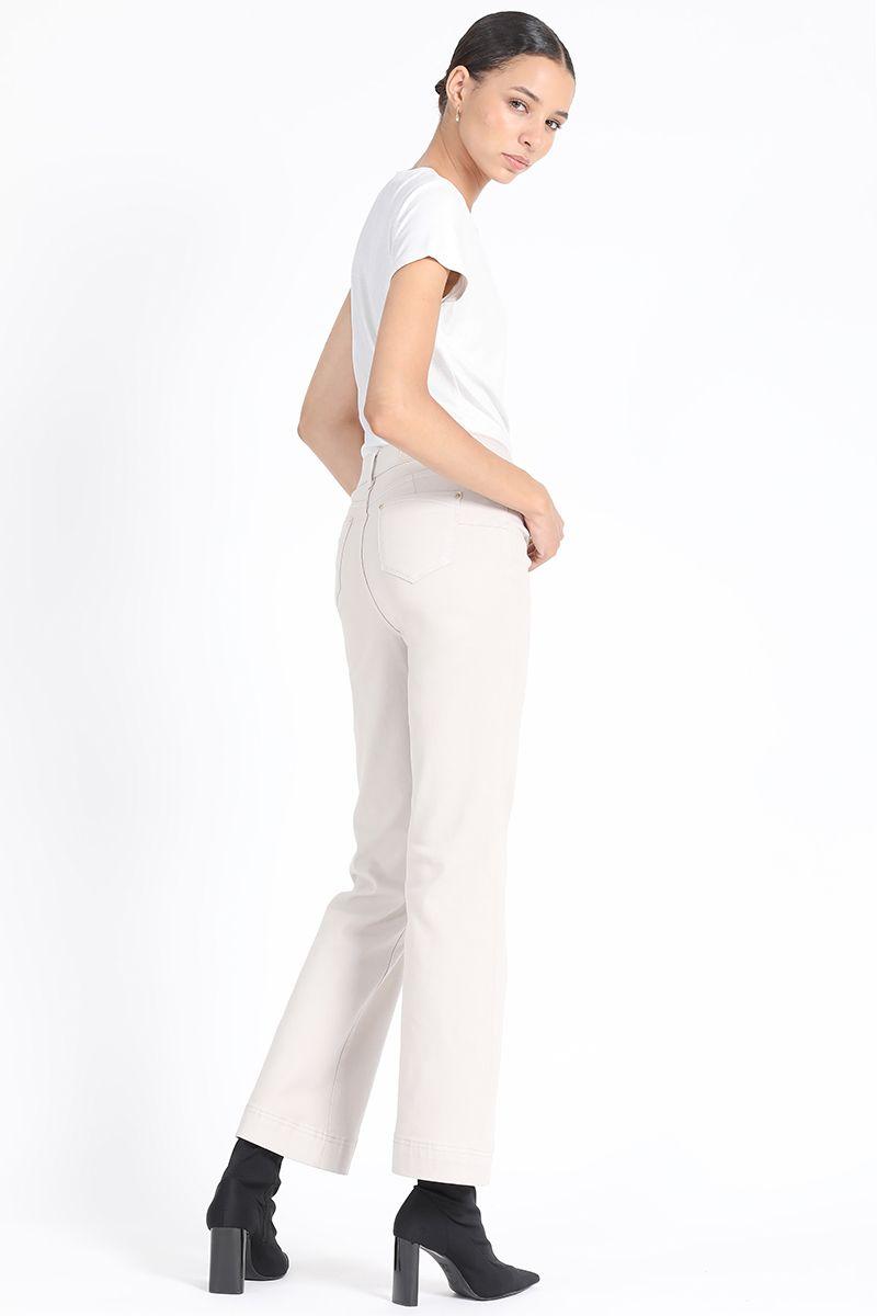 Pantalon Bootcut Push Up, Tiro Medio, Topo Liola-4