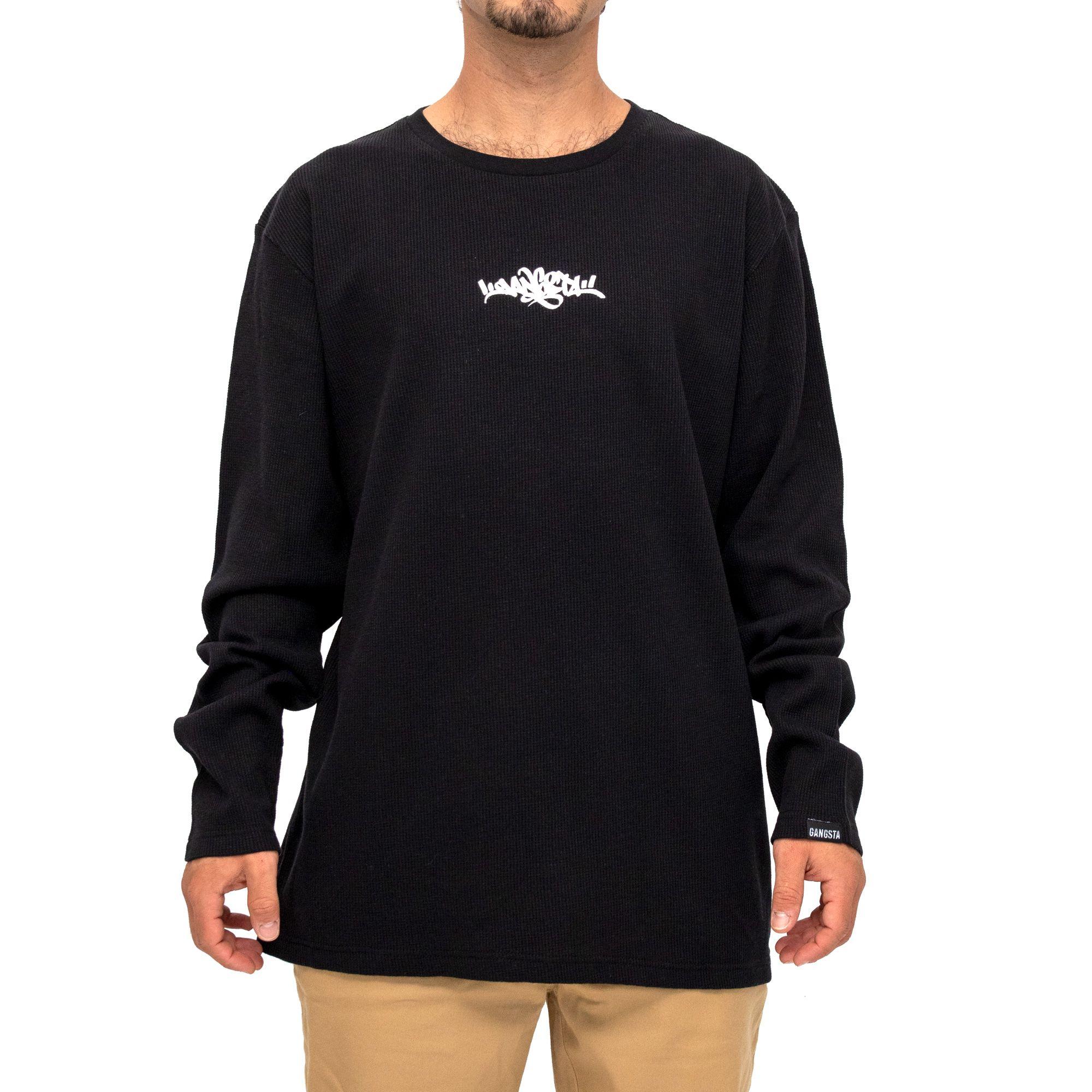 Polera Manga Larga TAG Black WF-0
