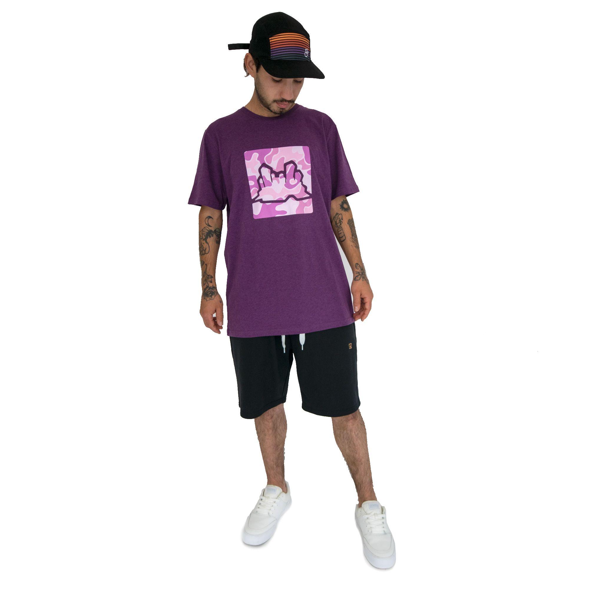 Polera Icon Puzzle Purple-2