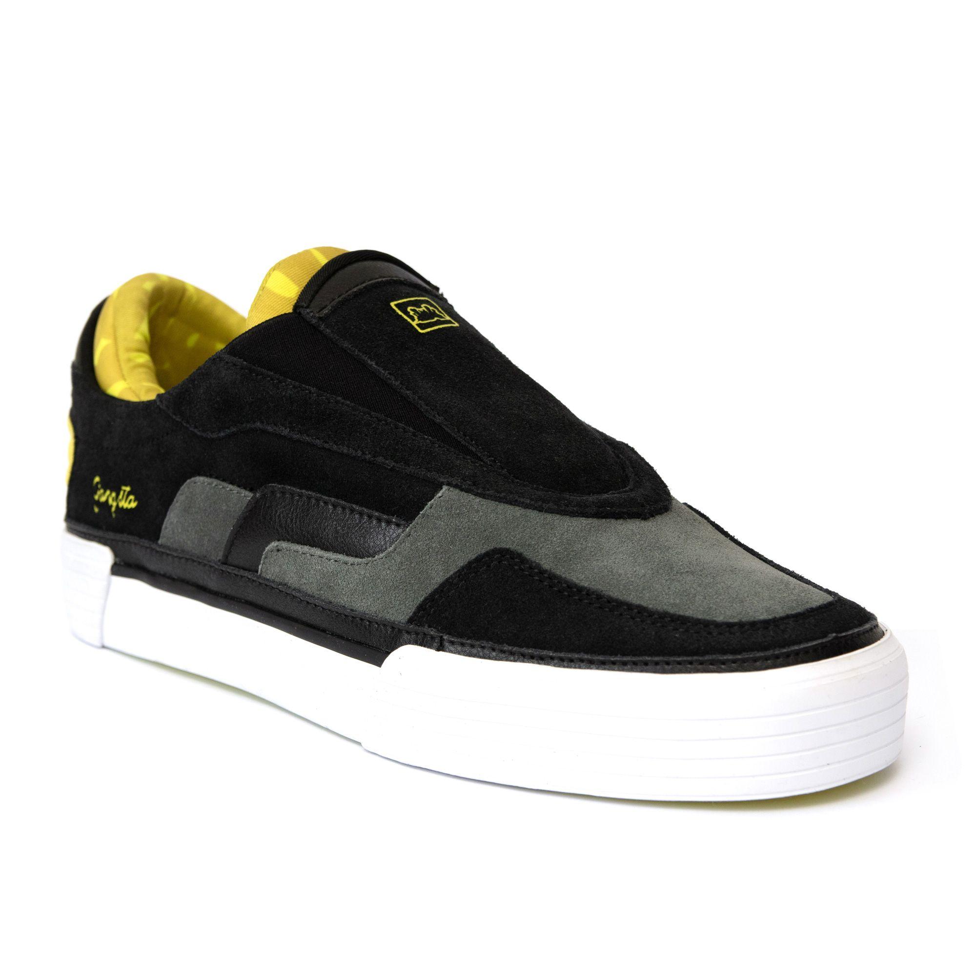 Zapatilla Urbana Hombre Homie Black Lime-1