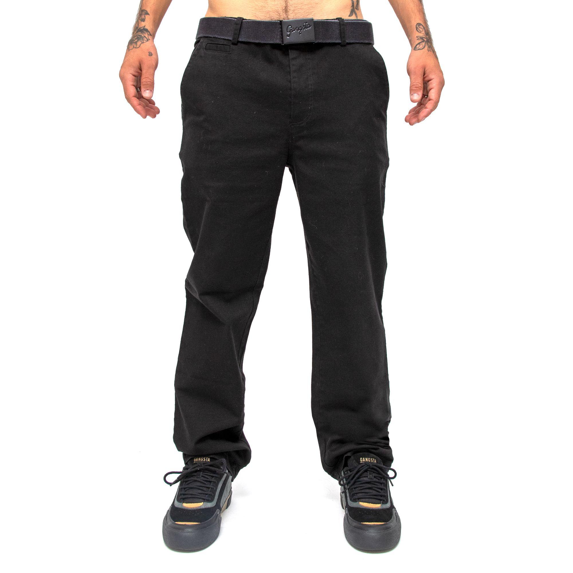 Pantalón Chino Black-0