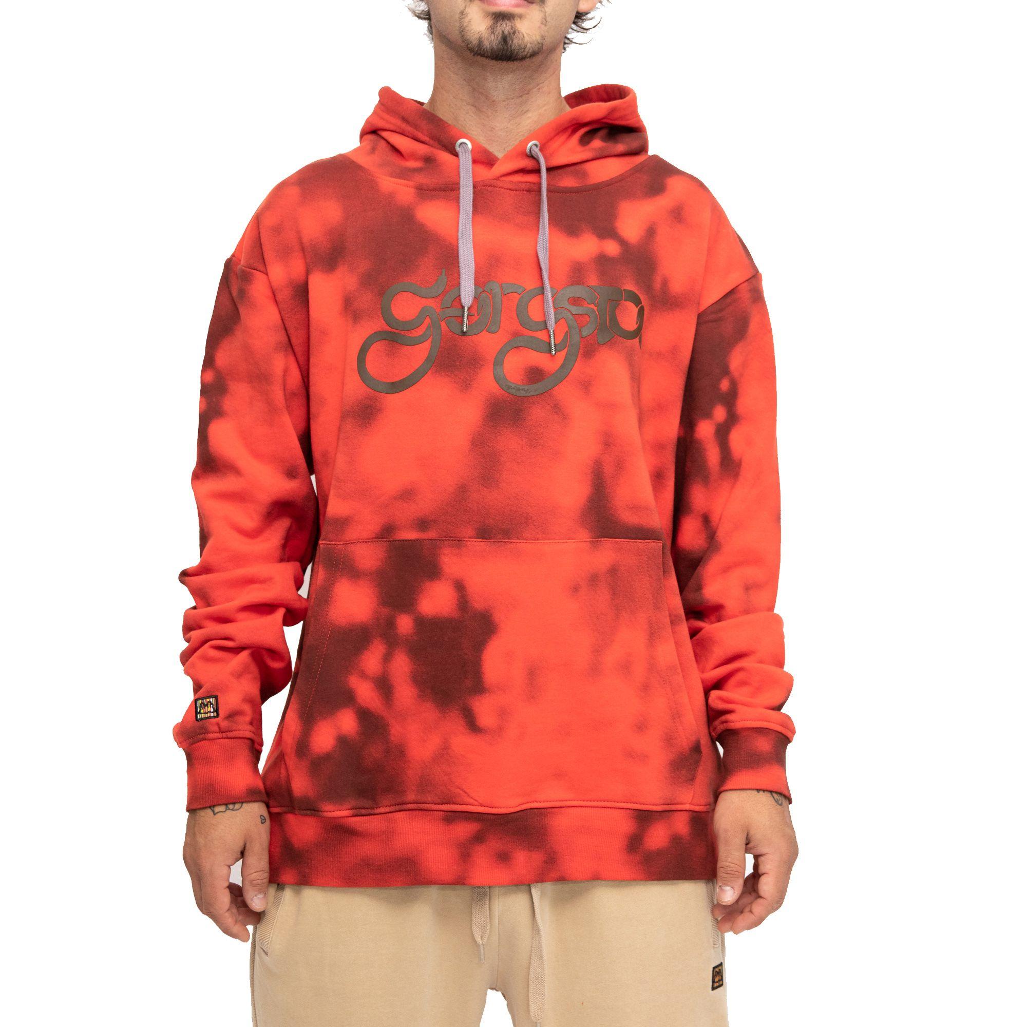 Polerón con gorro TIE DYE Red-0