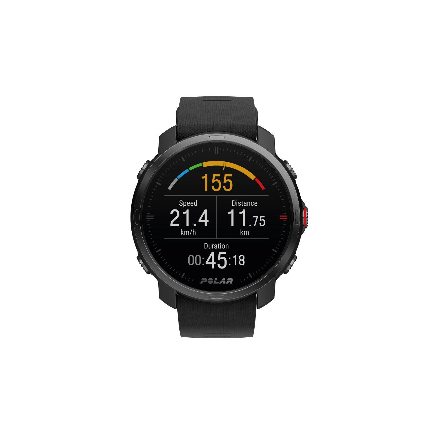 Reloj deportivo Grit X Black M/L Cycling Bundle Polar-0