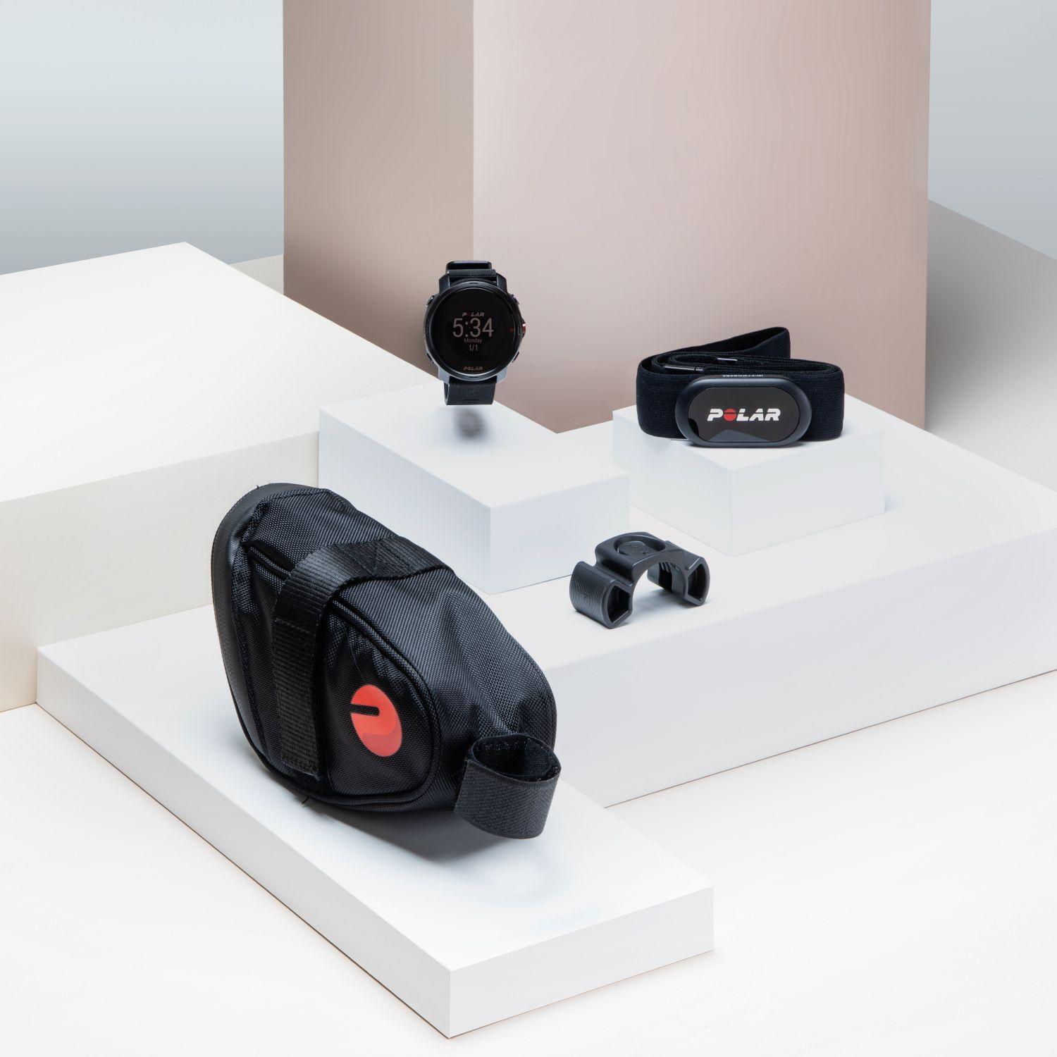 Reloj deportivo Grit X Black M/L Cycling Bundle Polar-4