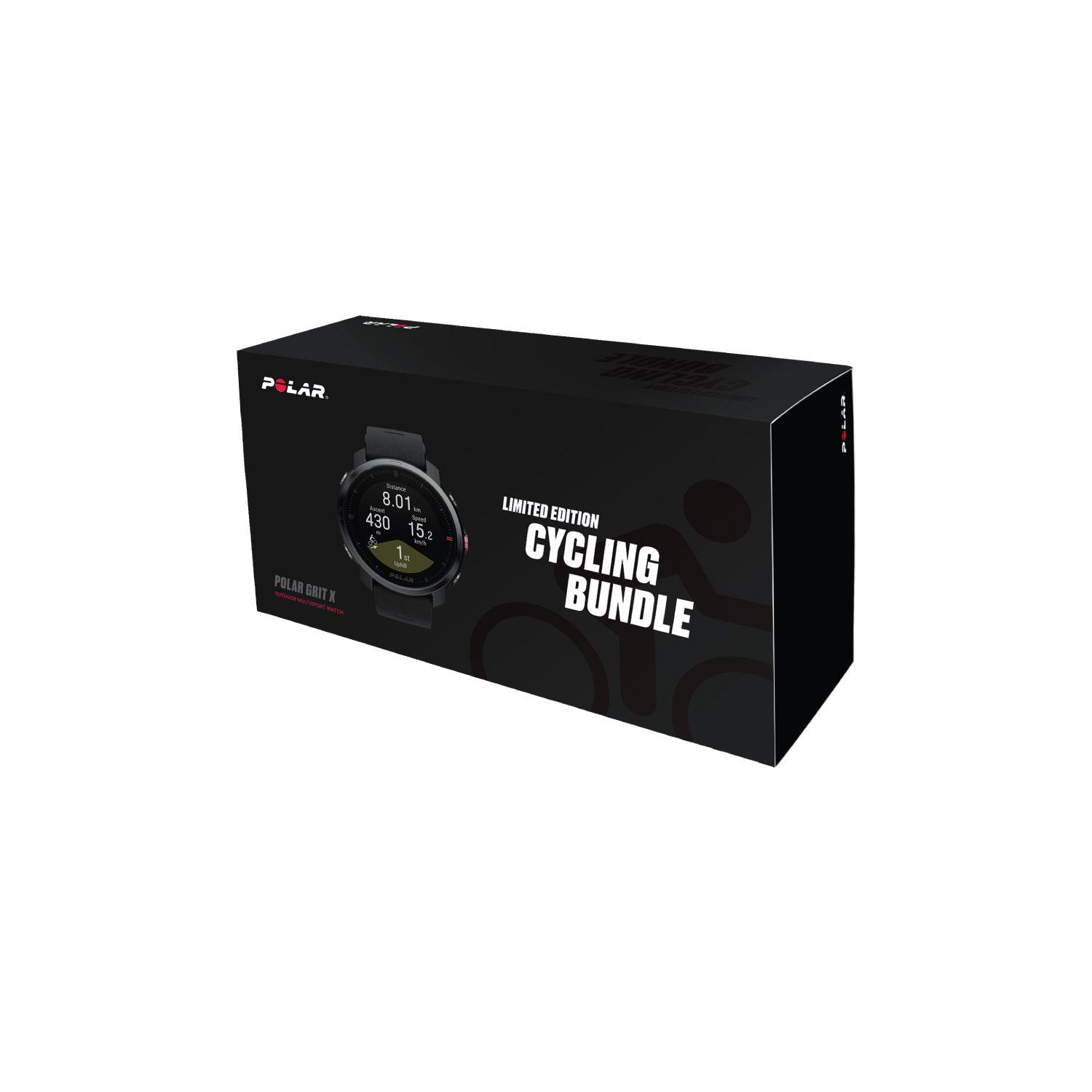 Reloj deportivo Grit X Black M/L Cycling Bundle Polar-7