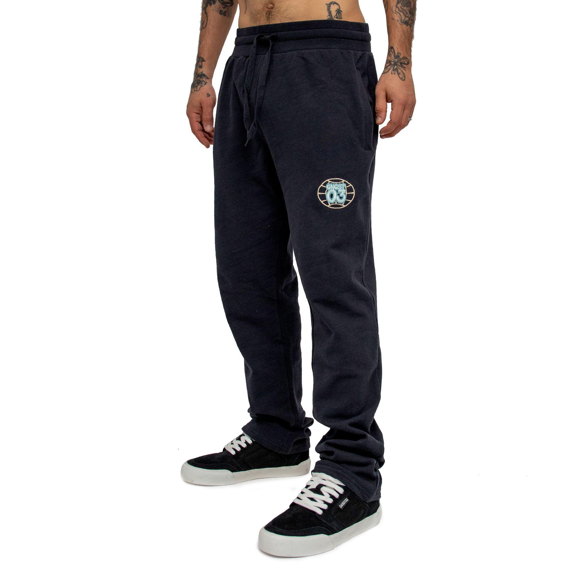 Jogger Hombre Globo Black-0