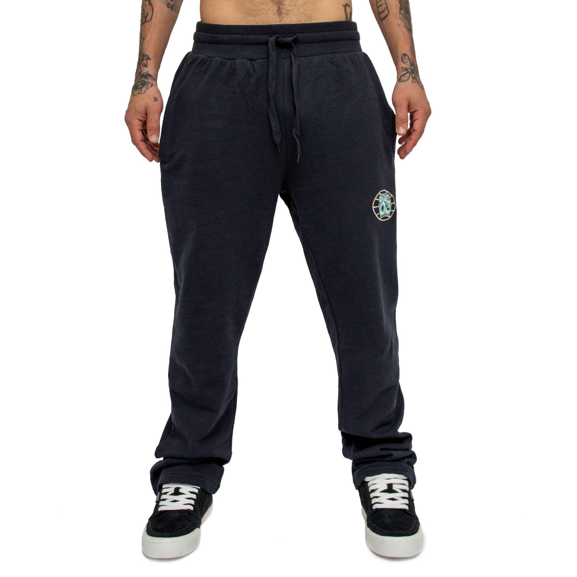 Jogger Hombre Globo Black-2