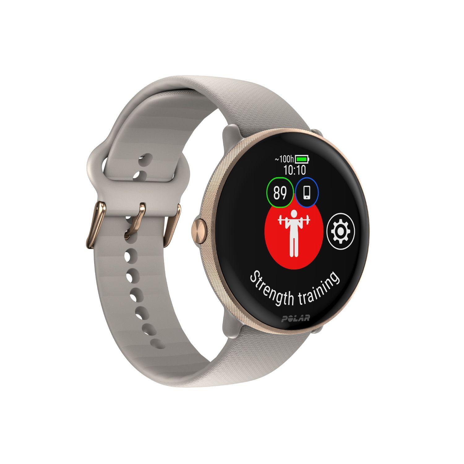 Reloj Deportivo Polar Ignite 3 Greige Sand-1