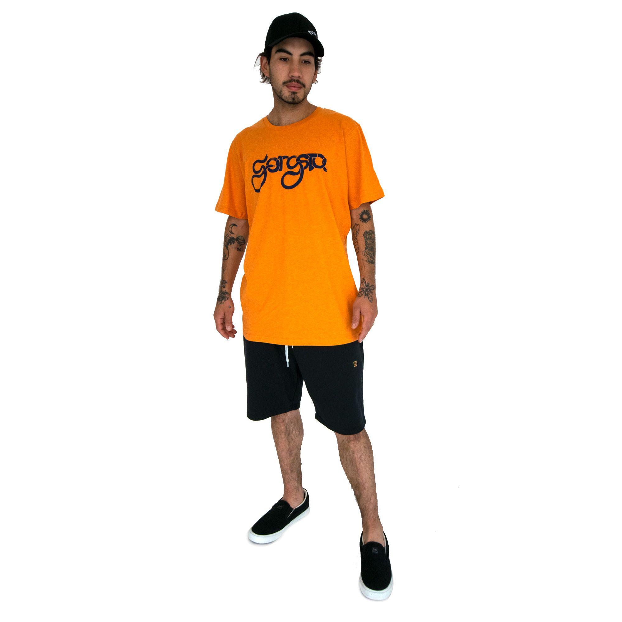 Polera Curved Spray Orange-2