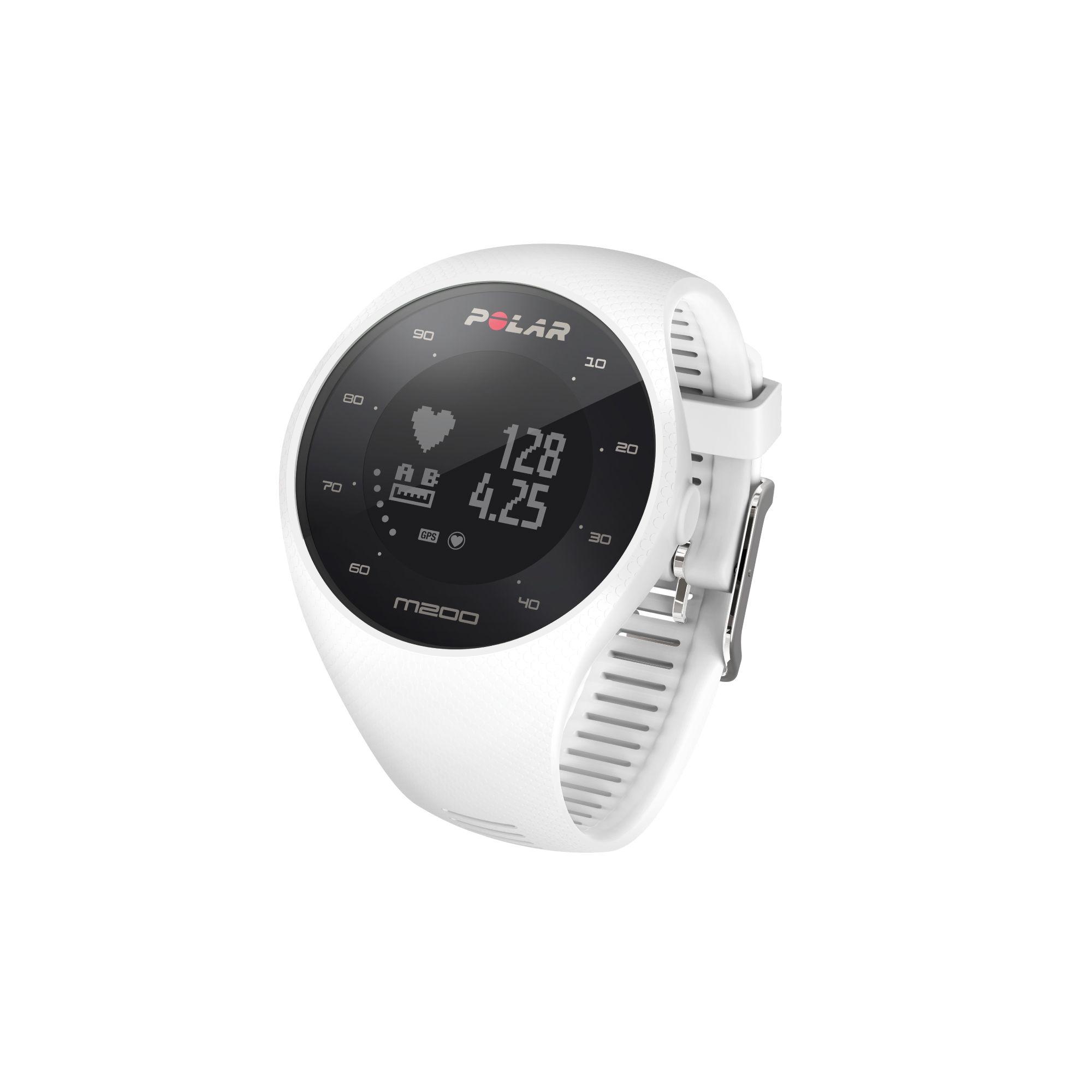 Reloj Running M200 Polar White-1