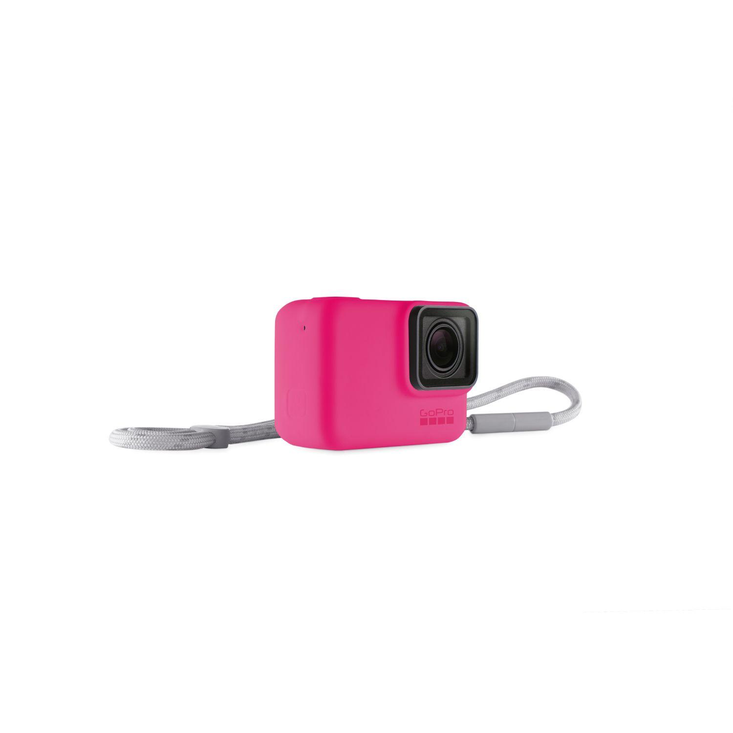 Protector Sleeve + Lanyard HERO7 Black - Pink-0