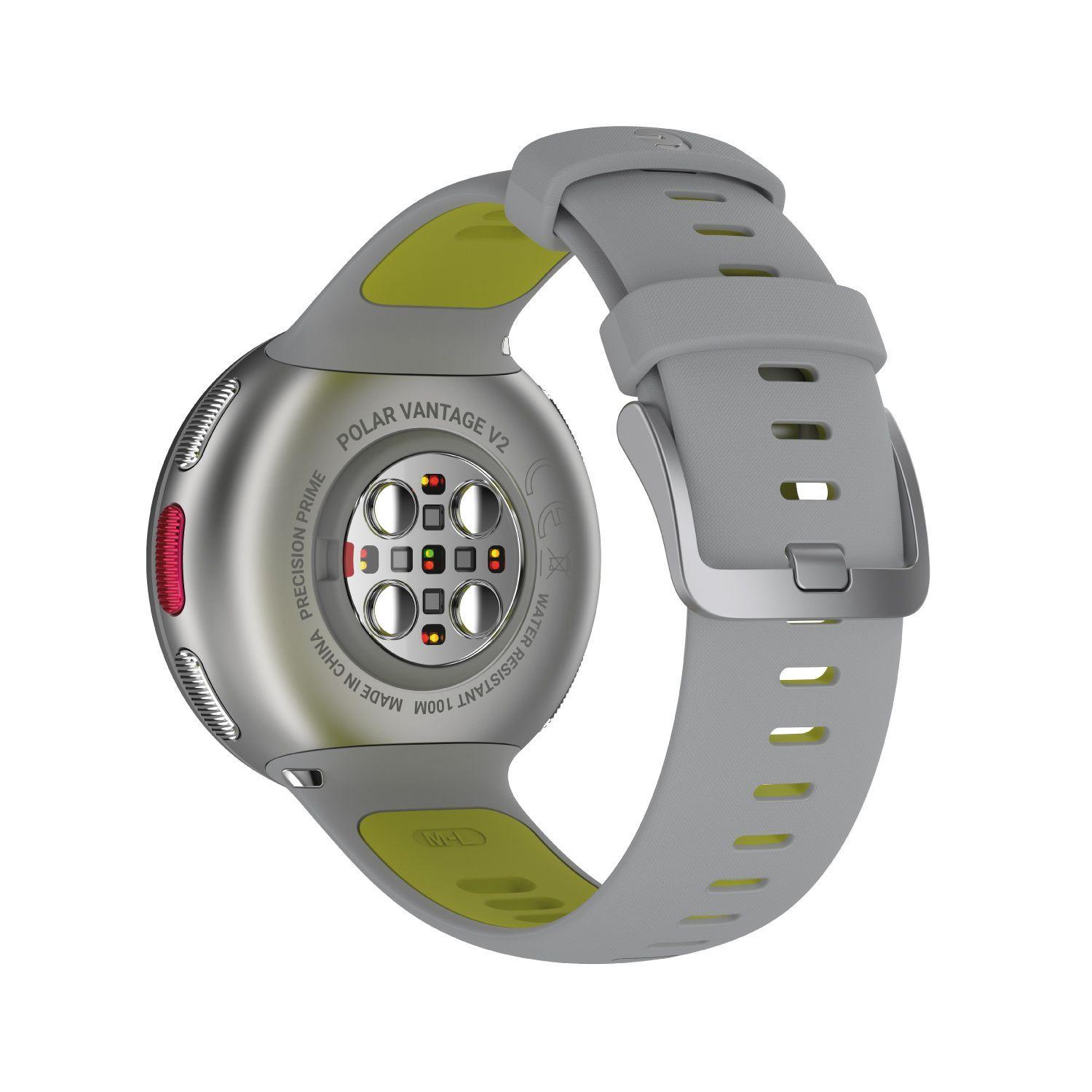 Reloj Polar Multisport Premium Vantage V2 Grey-Lime-3