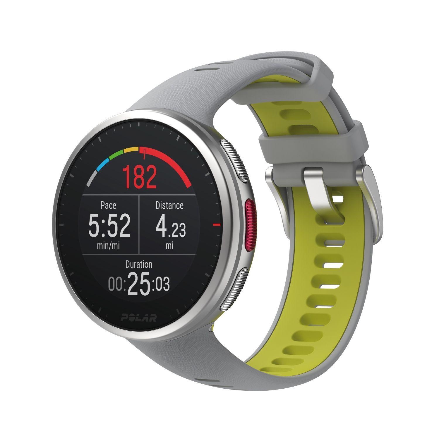 Reloj Polar Multisport Premium Vantage V2 Grey-Lime-2