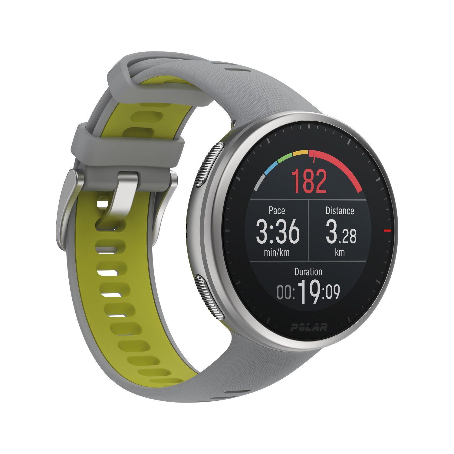 Reloj Polar Multisport Premium Vantage V2 Grey-Lime-0