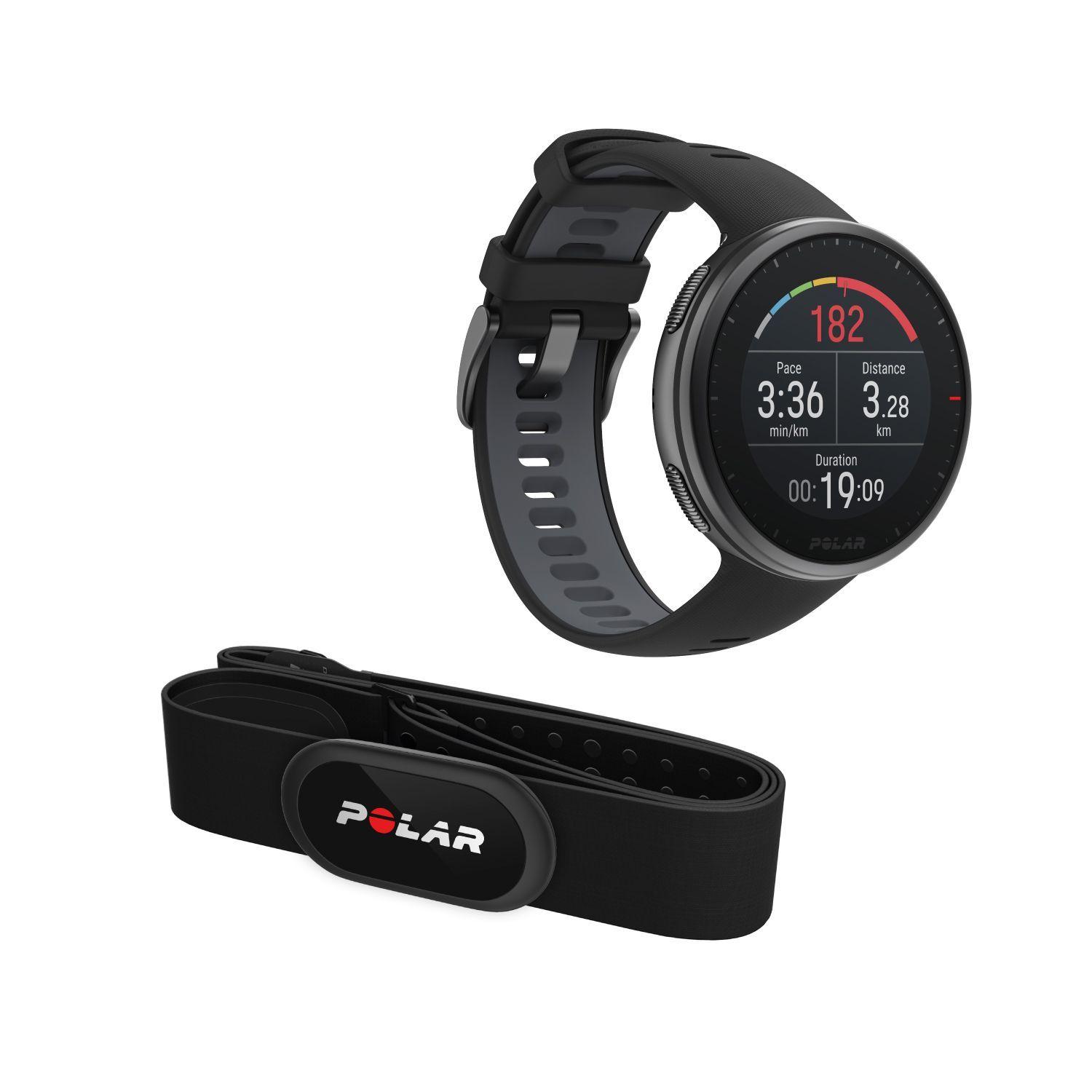 Reloj Deportivo Premium Vantage V2 HR + Banda Cardiaca H10-0