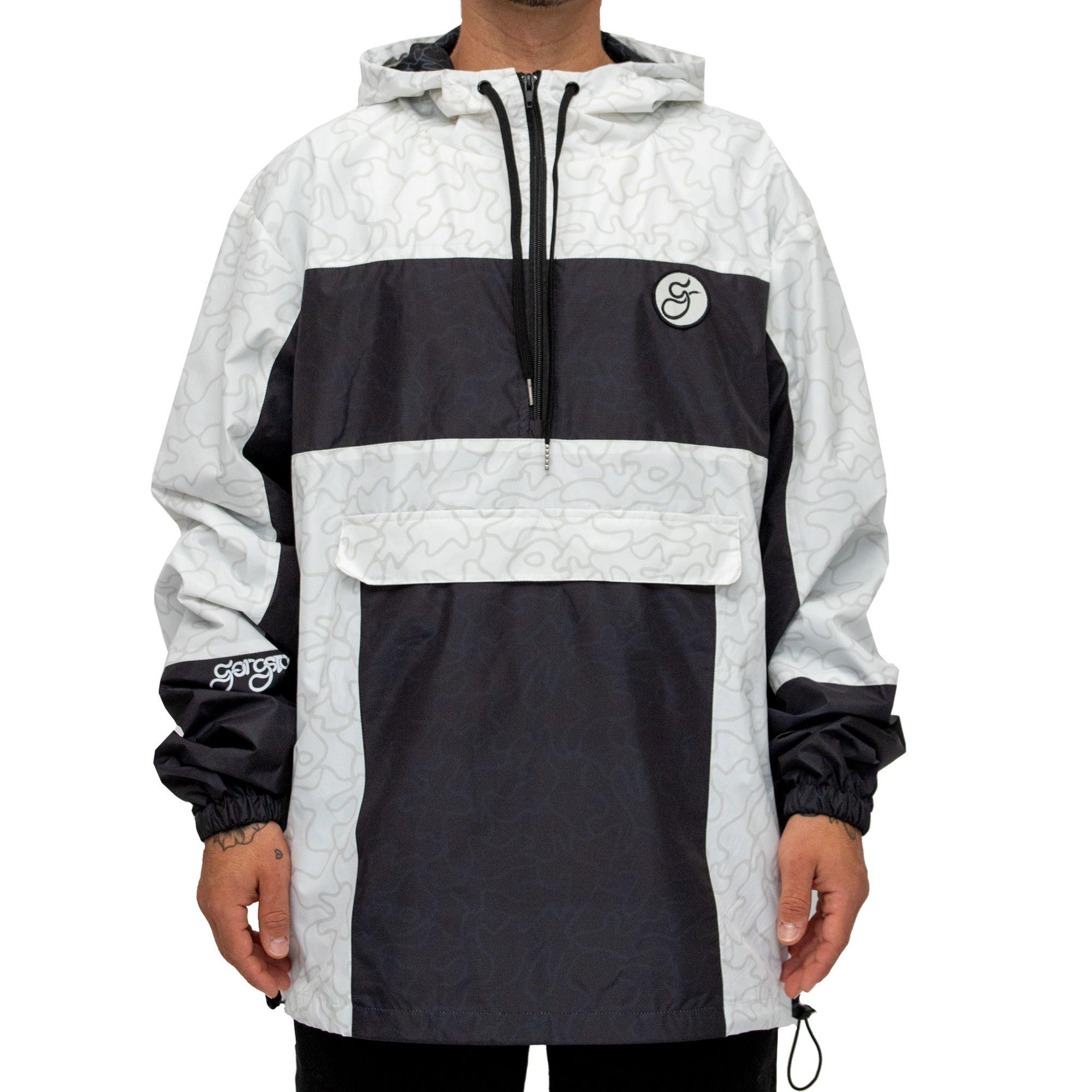 Cortaviento PUZZLE Off White / Black-0