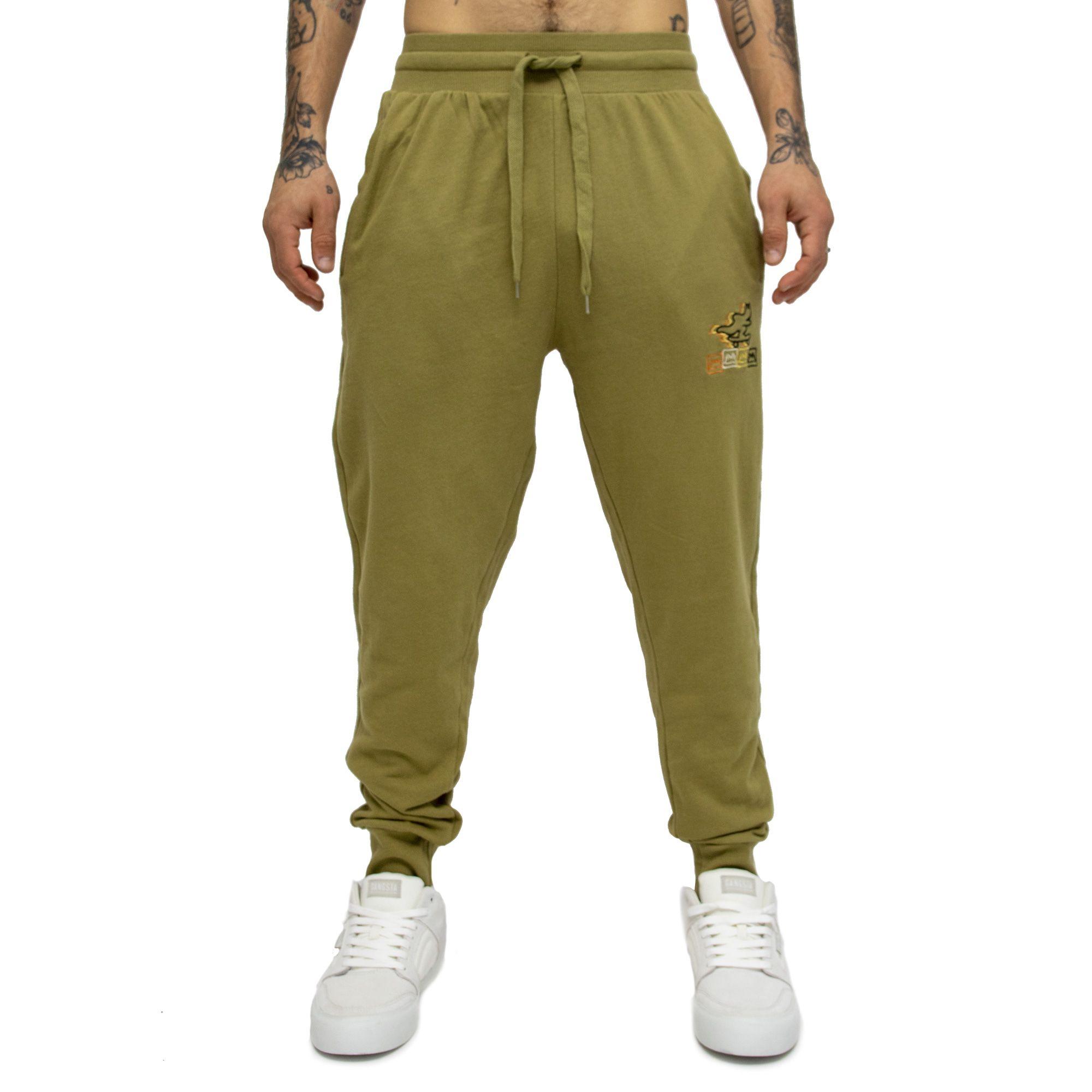 Jogger Hombre Branded Olive-0