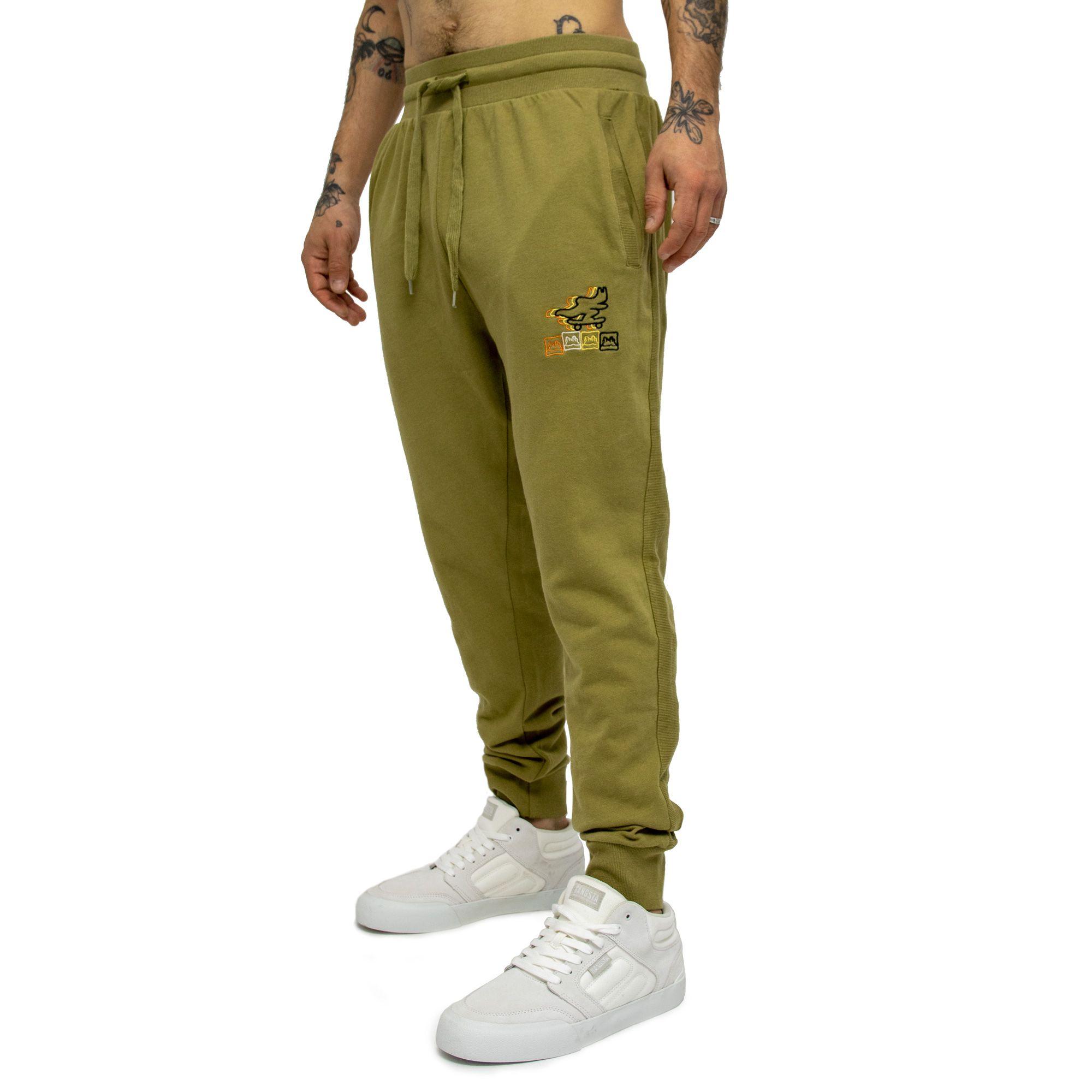Jogger Hombre Branded Olive-2