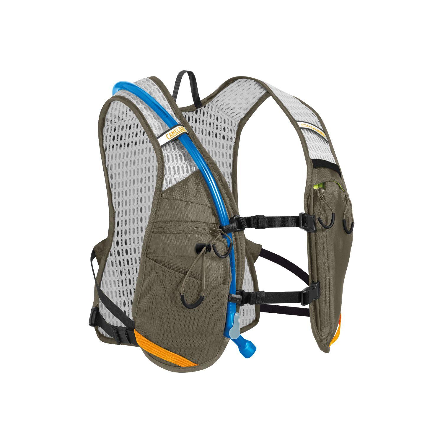 Mochila Chase Bike Vest 1.4L Shadow Grey/Iceland Poppy-0