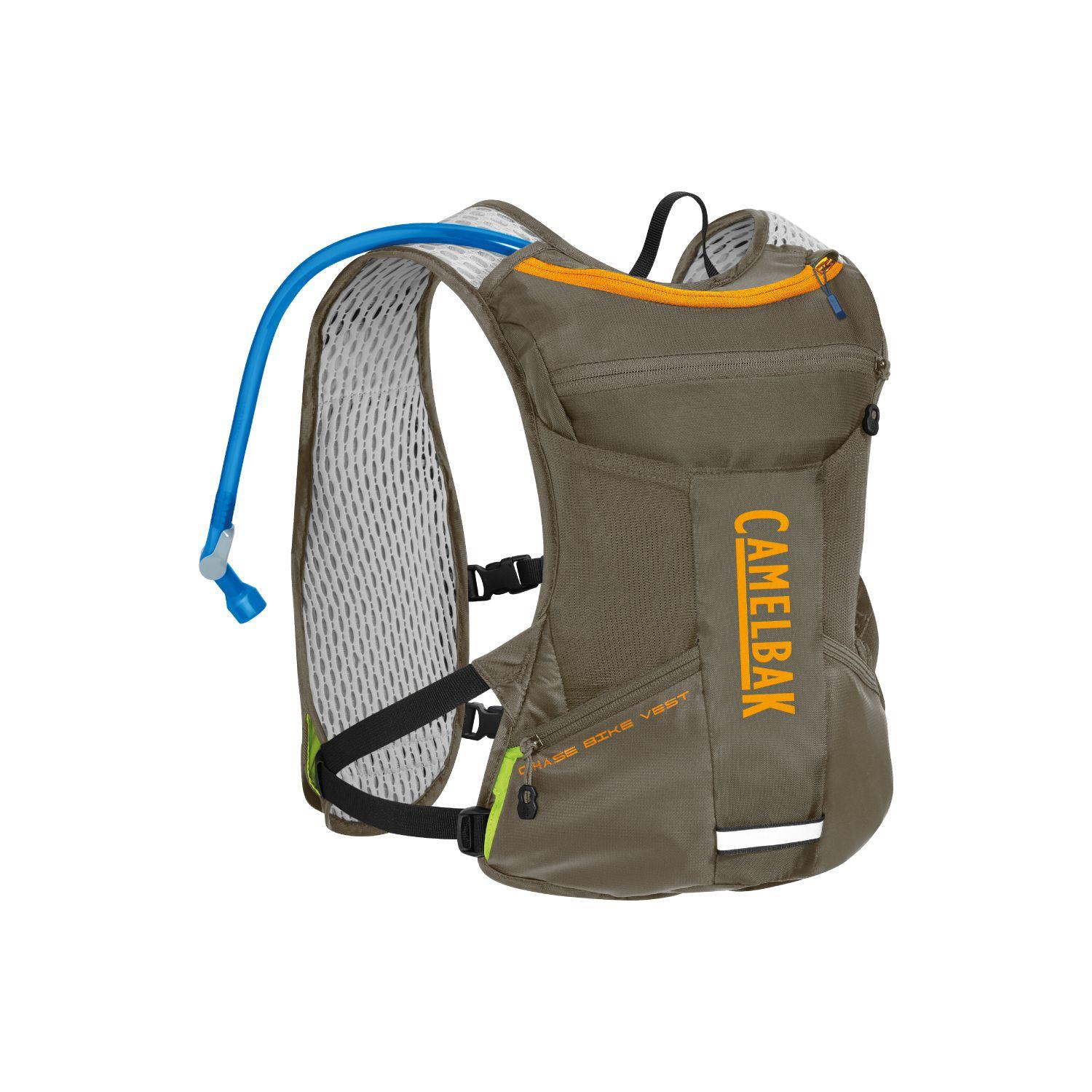 Mochila Chase Bike Vest 1.4L Shadow Grey/Iceland Poppy-1