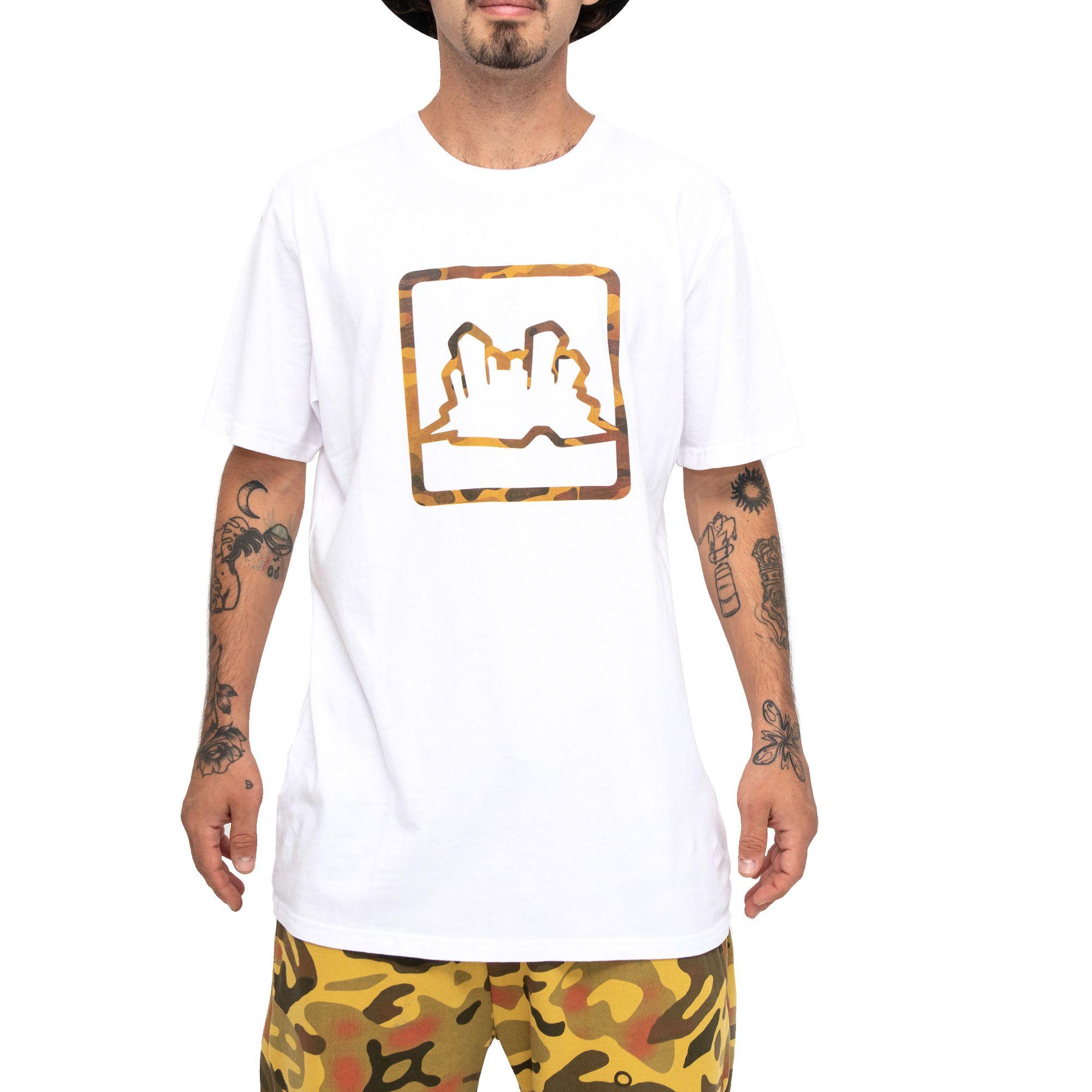 Polera Icon Camo White-0