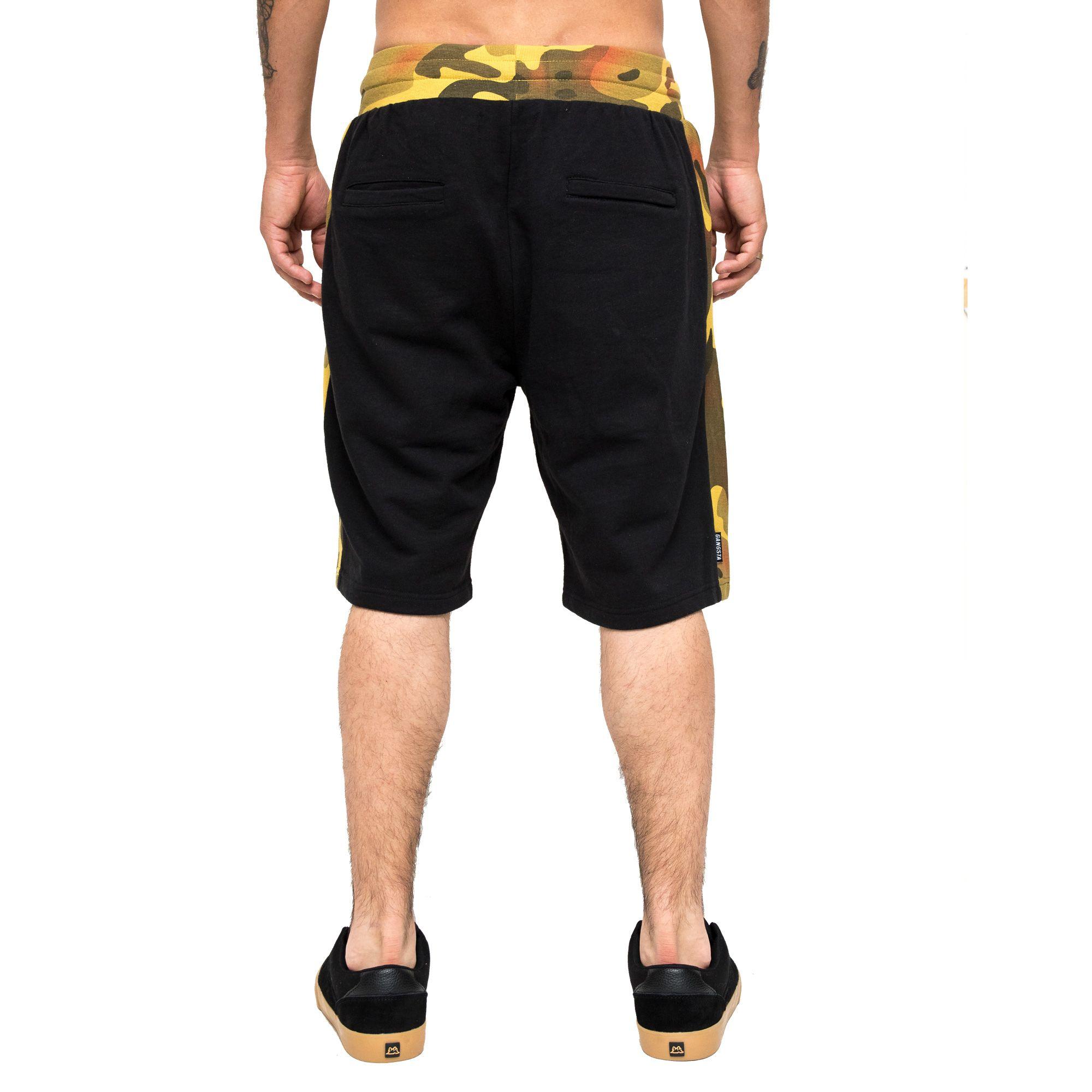 Short RIBBED Black/Camo-1