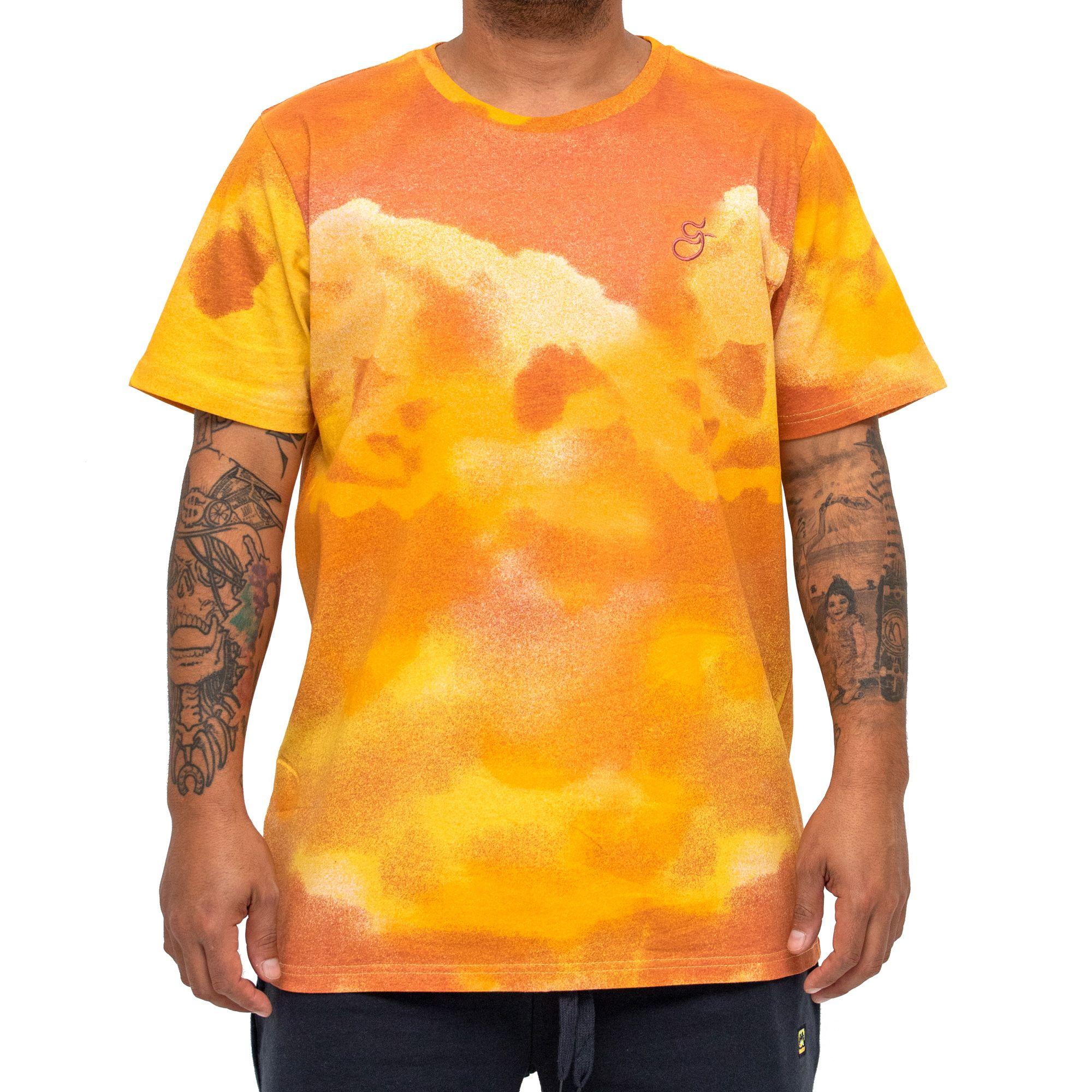 Polera Hombre Clouds Sunset-0