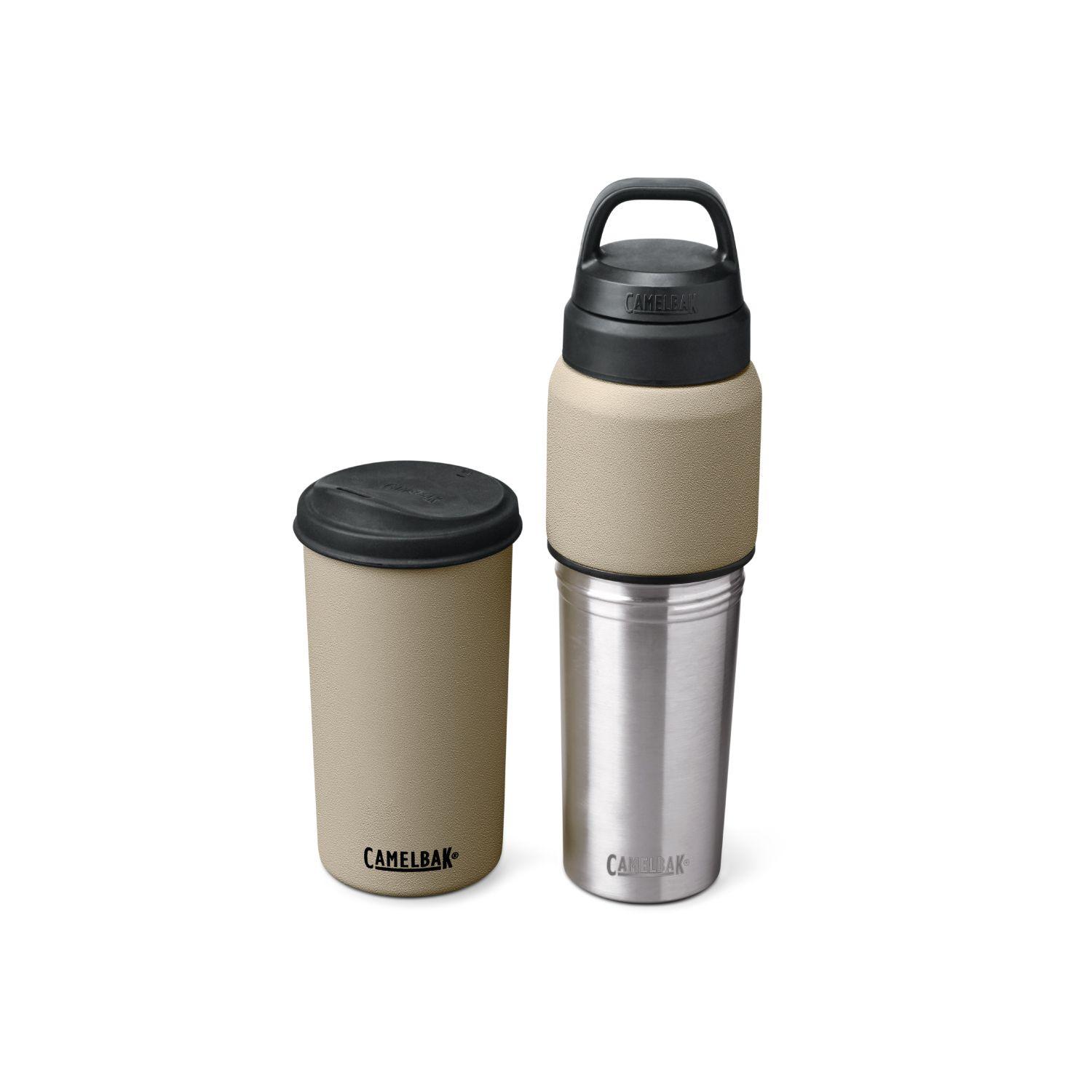 Botella MultiBev 650ml/ Taza 470ml , Acero Inoxidable Aislado - Dune-1